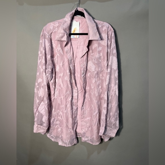 Womens Chiffon Blouse-Sz XXXL-NWT - Picture 3 of 5